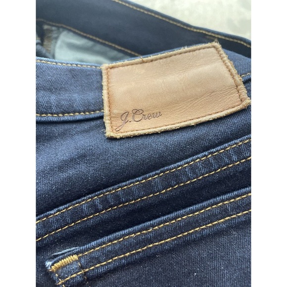 J Crew Matchstick Jeans Womens Size 28 Waist Dark Blue Denim Slim Straight Leg - Picture 2 of 13